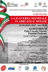 Scopri di più sull'articolo La “Paolucci” partecipa al Convegno “La II Guerra Mondiale in Abruzzo e Molise”